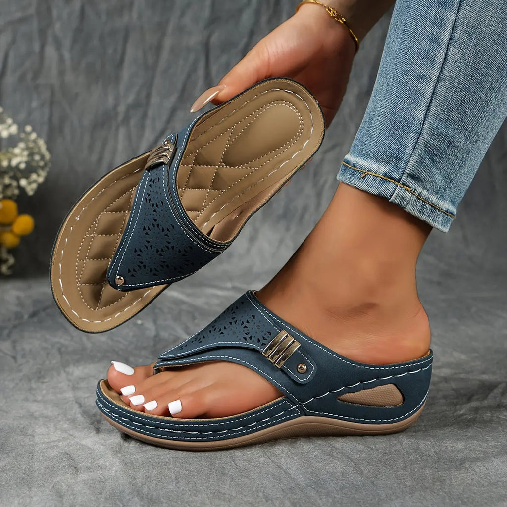 Élodie Sandalias con Cuña y Chancla