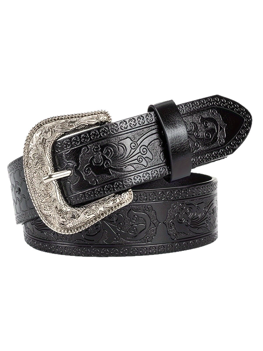 Ceinture femme vintage en jean style western