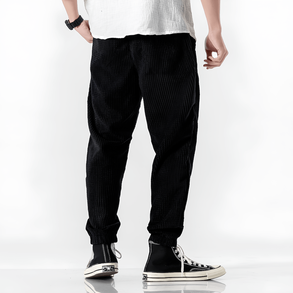 Pantalon jogger en velours côtelé oversize