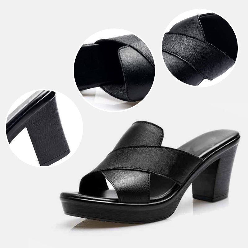 Lucia - Sandales orthopédiques à talon confortable