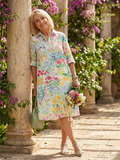 Robe de jour fleurie Leontine