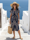 Robe Midi Imprimée Airy Fit Ora