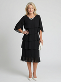 Robe Midi à Volants Margaux