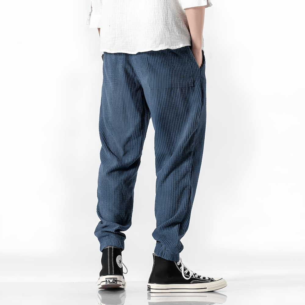 Pantalon jogger en velours côtelé oversize