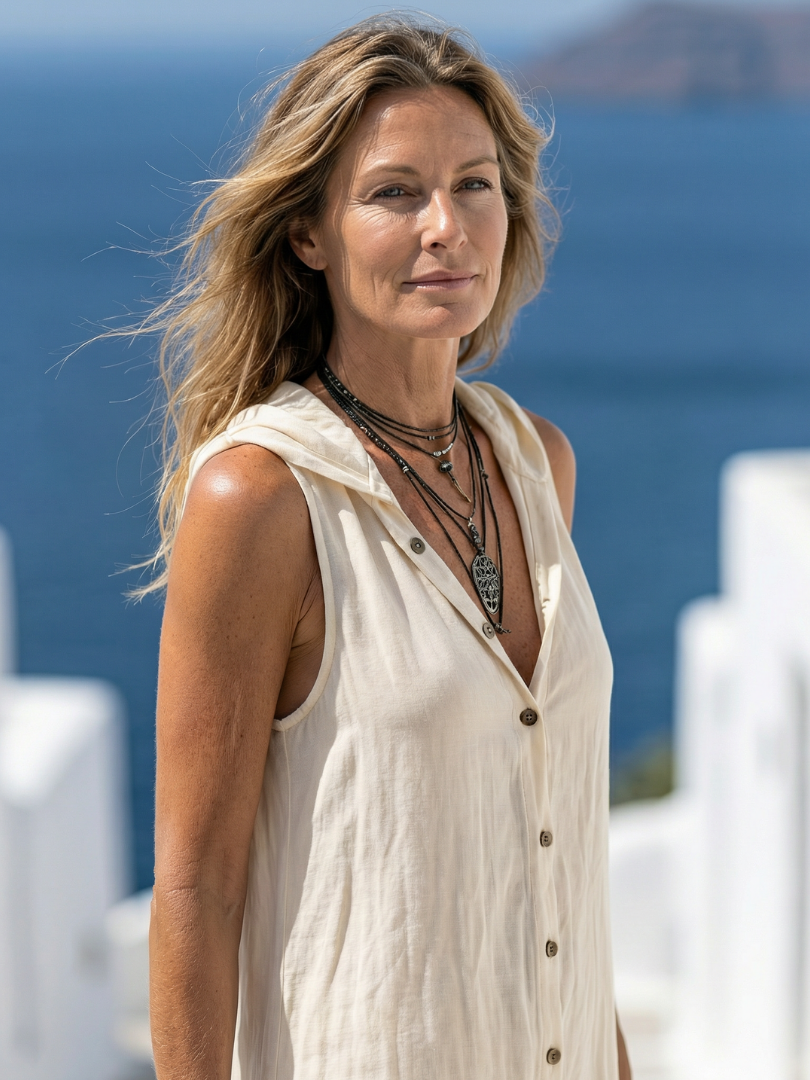 Robe longue à manches Marune