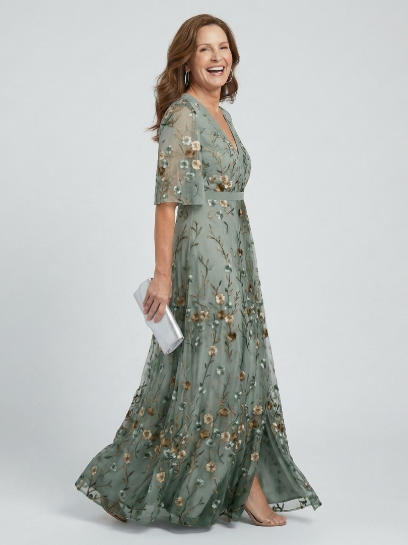 Robe longue Selora dos-nu Bloom Flow