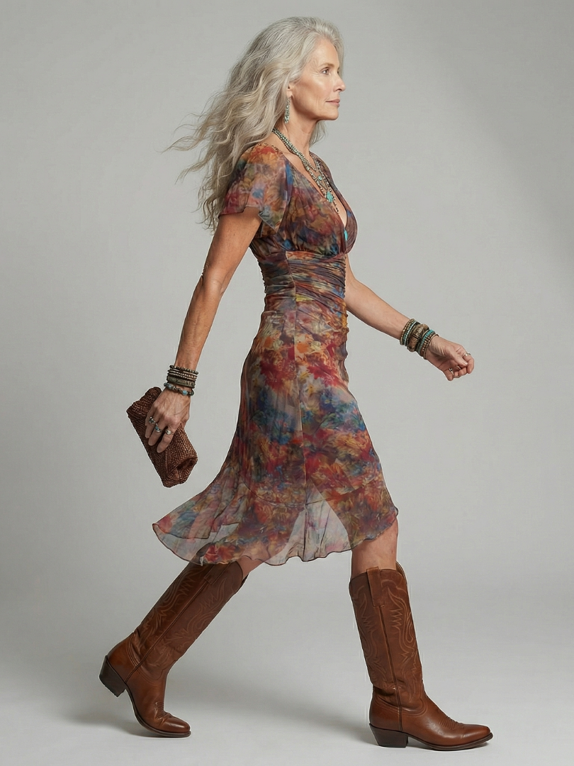 Robe midi Aeris dos nu Silenciosa