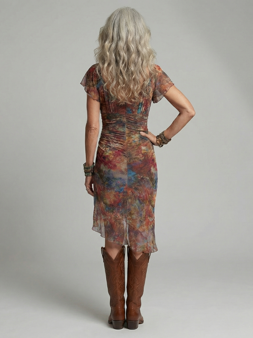 Robe midi Aeris dos nu Silenciosa