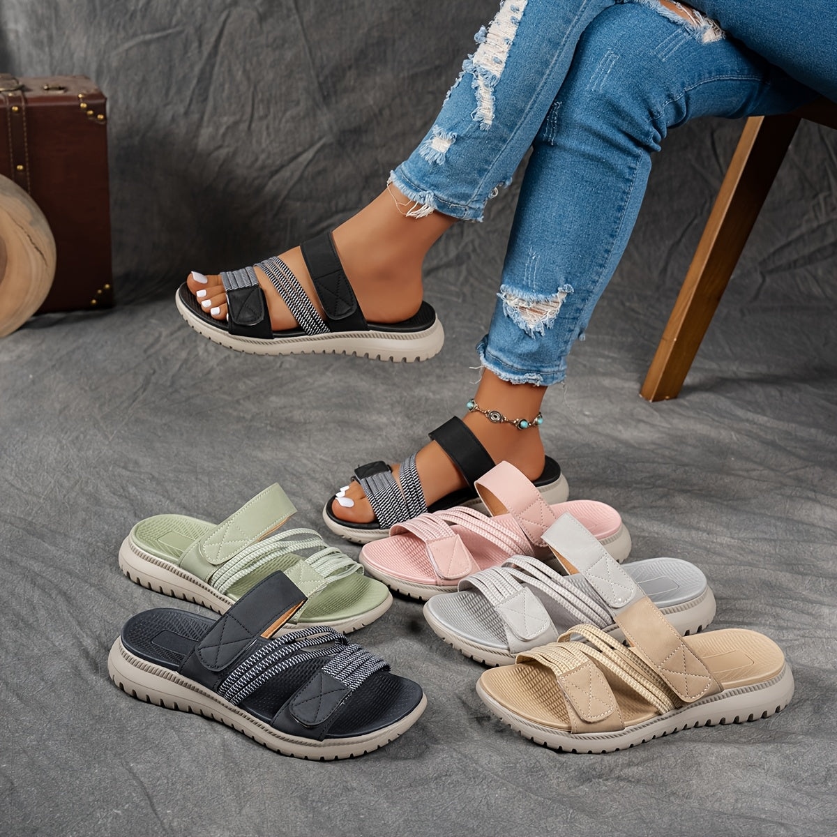 Cleo Sandalias Platform Deportivas Confort