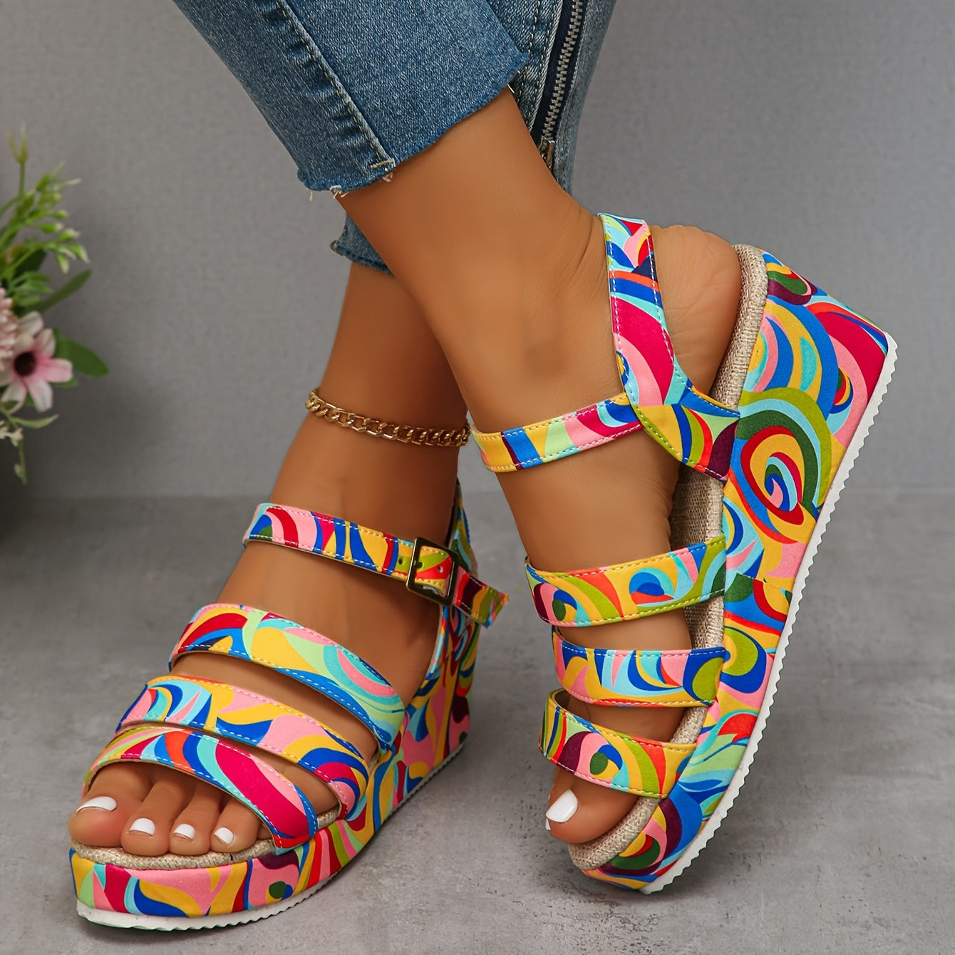 Sandales Orthopédiques Multicolores Allegra