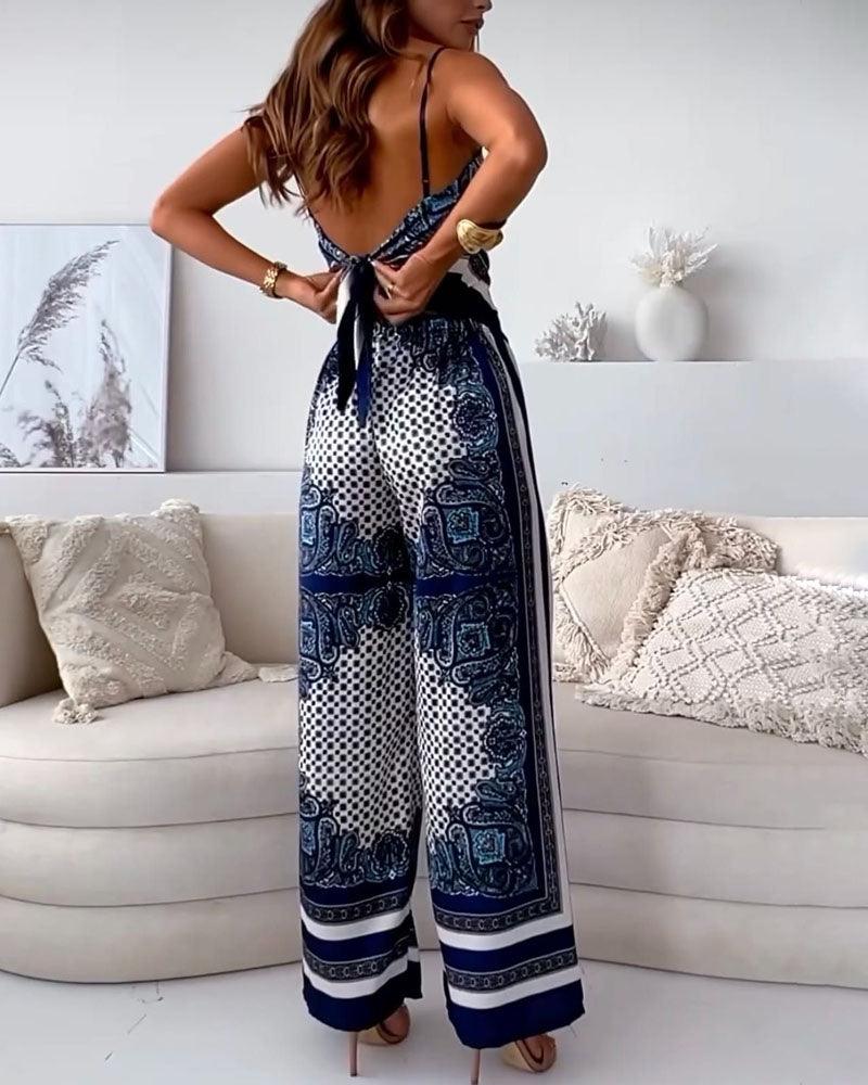 Helen | Conjunto Elegante de Cintura Alta y Pantalones para el Verano