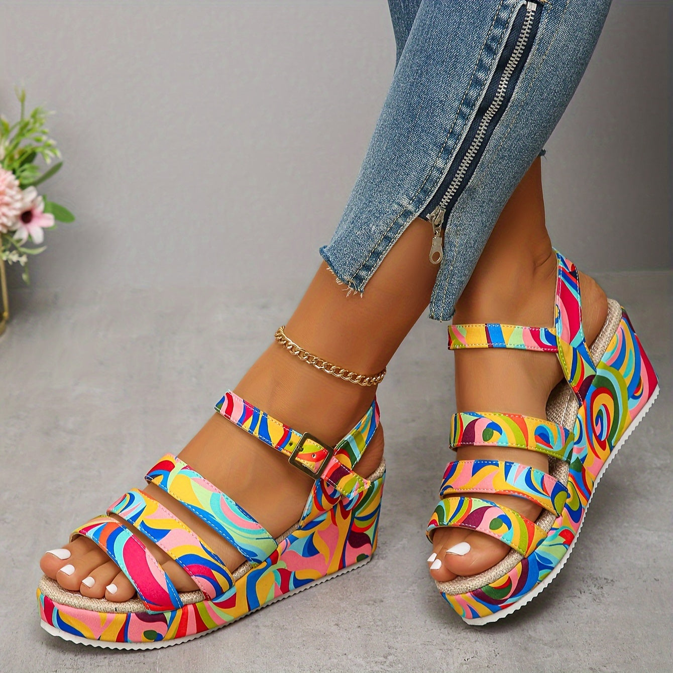 Sandales Orthopédiques Multicolores Allegra