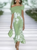 Anya | Robe élégante à motif floral
