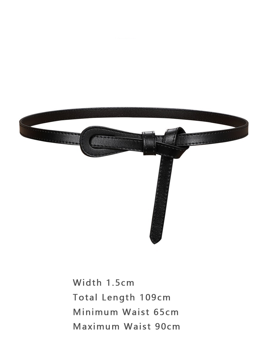 Ceinture fine multicolore pour femme