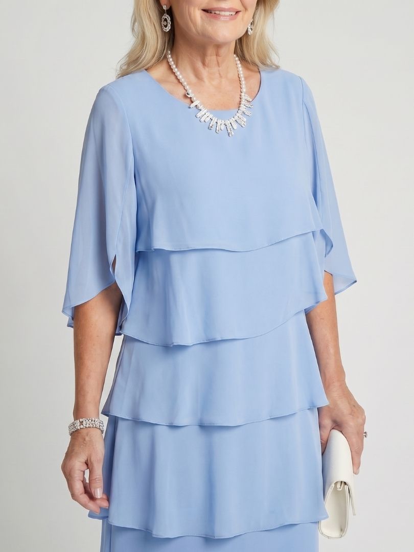 Robe Midi à Volants Margaux