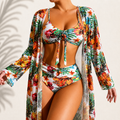 Bikini 3 Pièces Élégant Tropical Marie