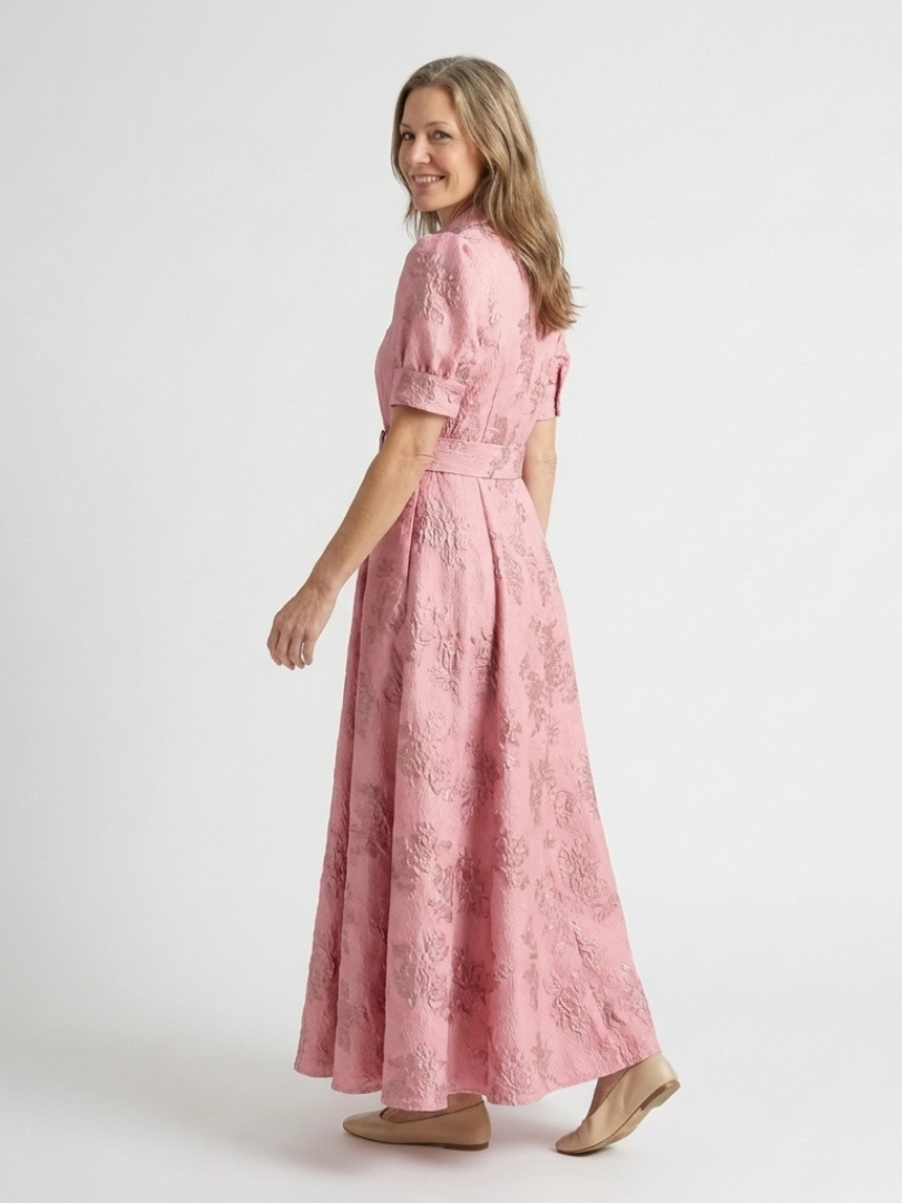 Robe chemise maxi florale Xanthea
