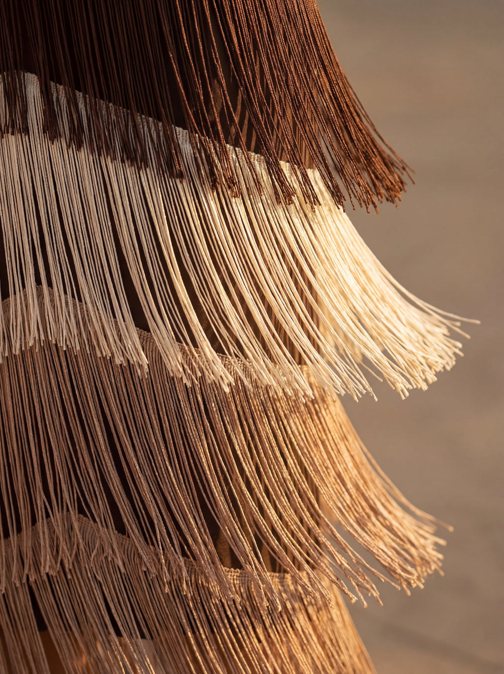 Robe à franges sauge