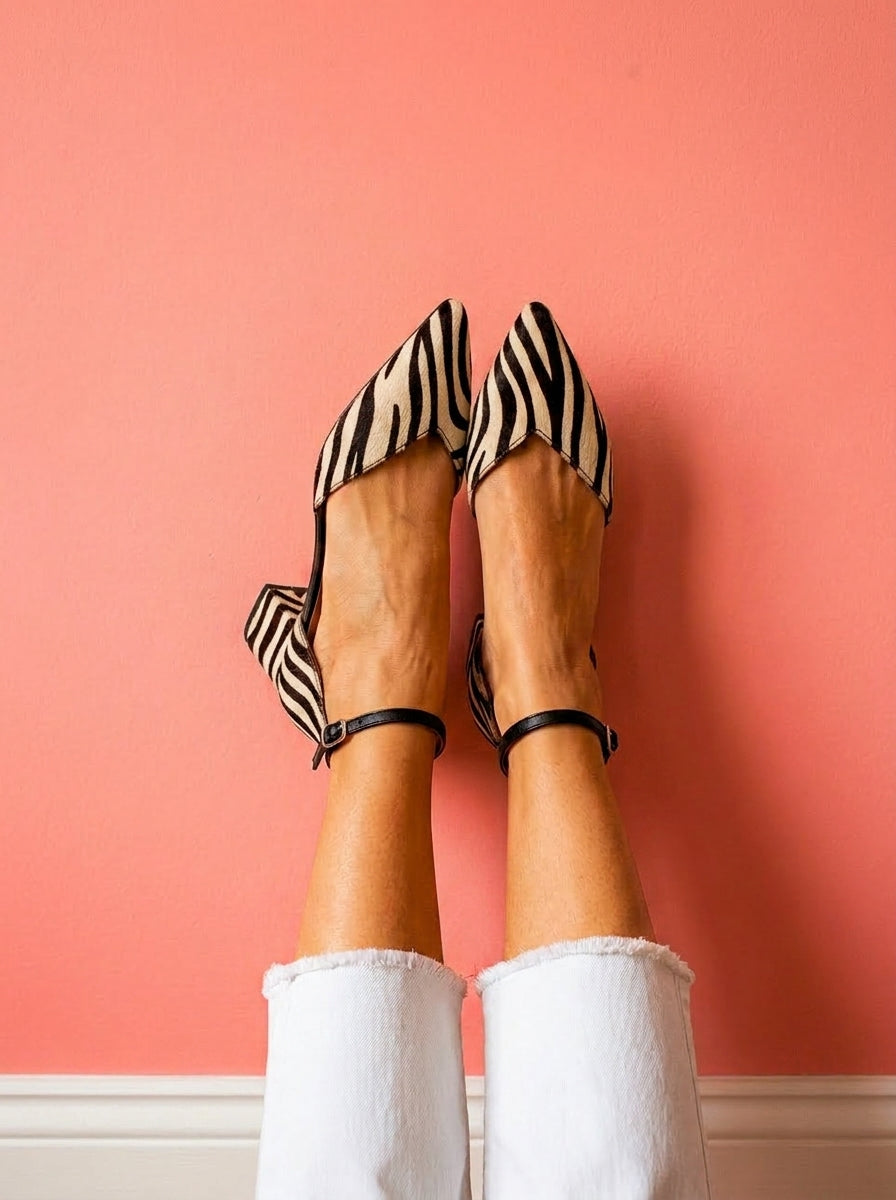 Karen™ | Escarpins Imprimé Zèbre