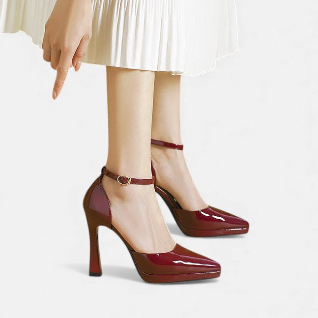 Eva™ | Zapatos de Tacón de Piel