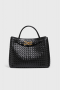 Sac bandoulière tissé Indigo