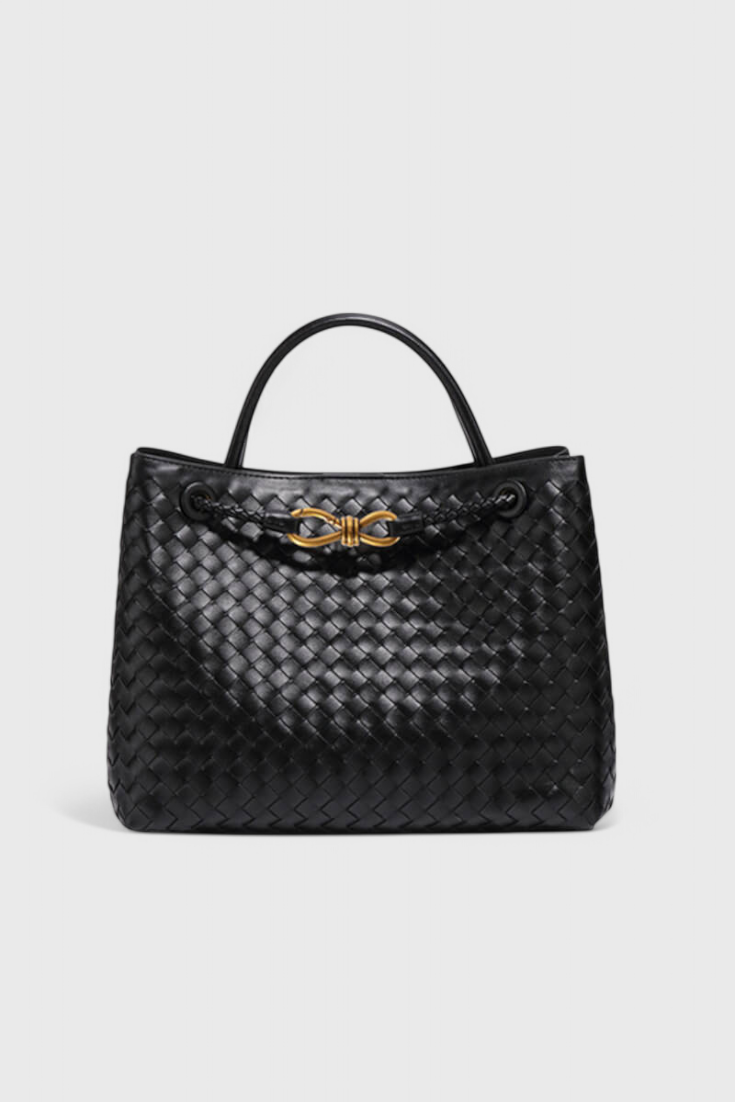 Sac bandoulière tissé Indigo