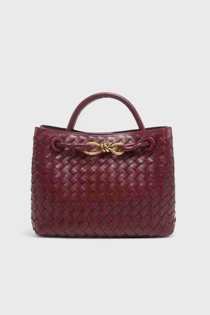 Sac bandoulière tissé Indigo