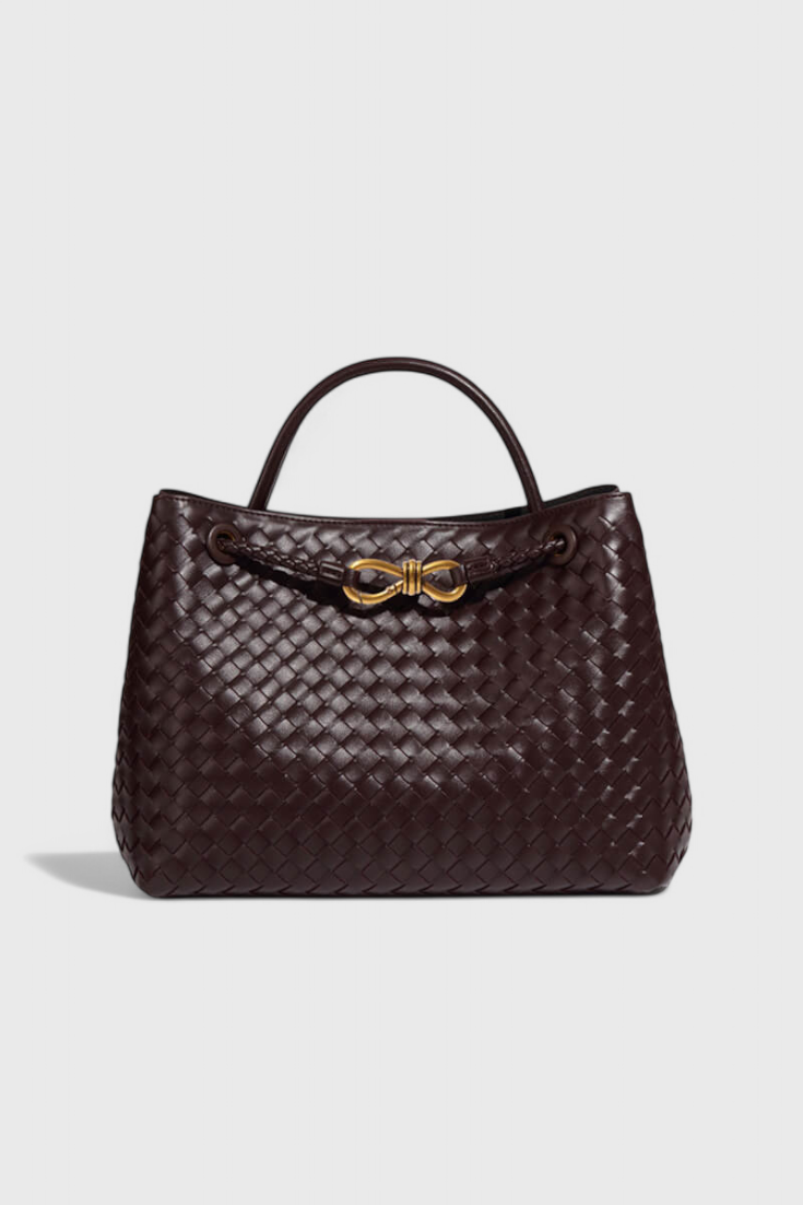 Sac bandoulière tissé Indigo