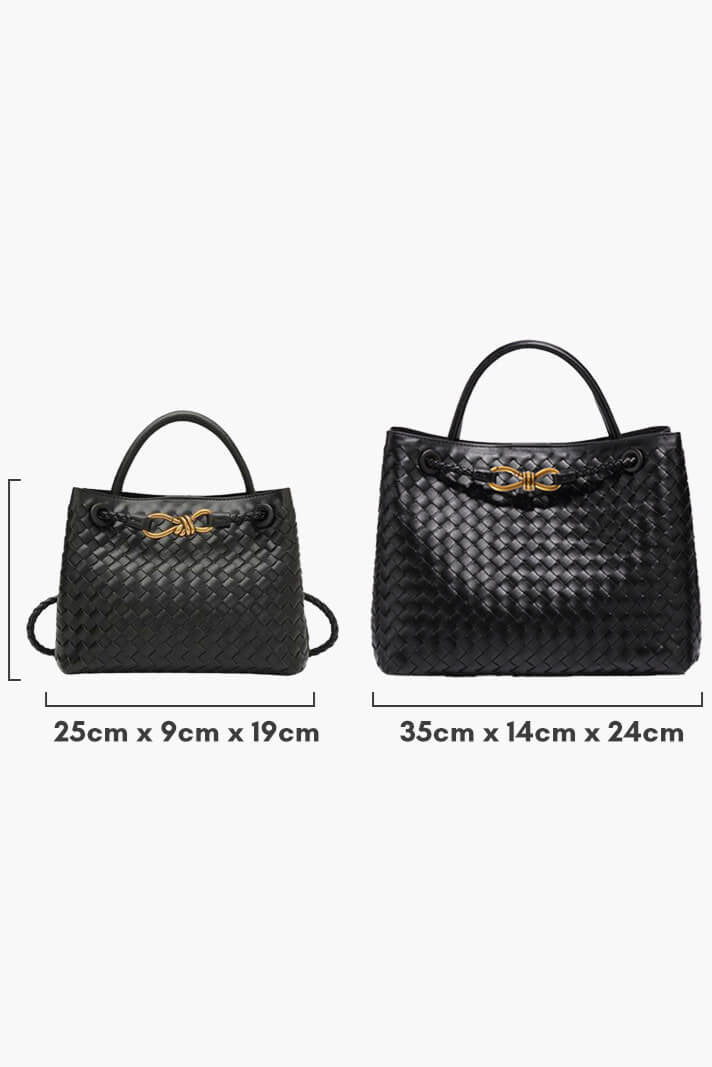 Sac bandoulière tissé Indigo