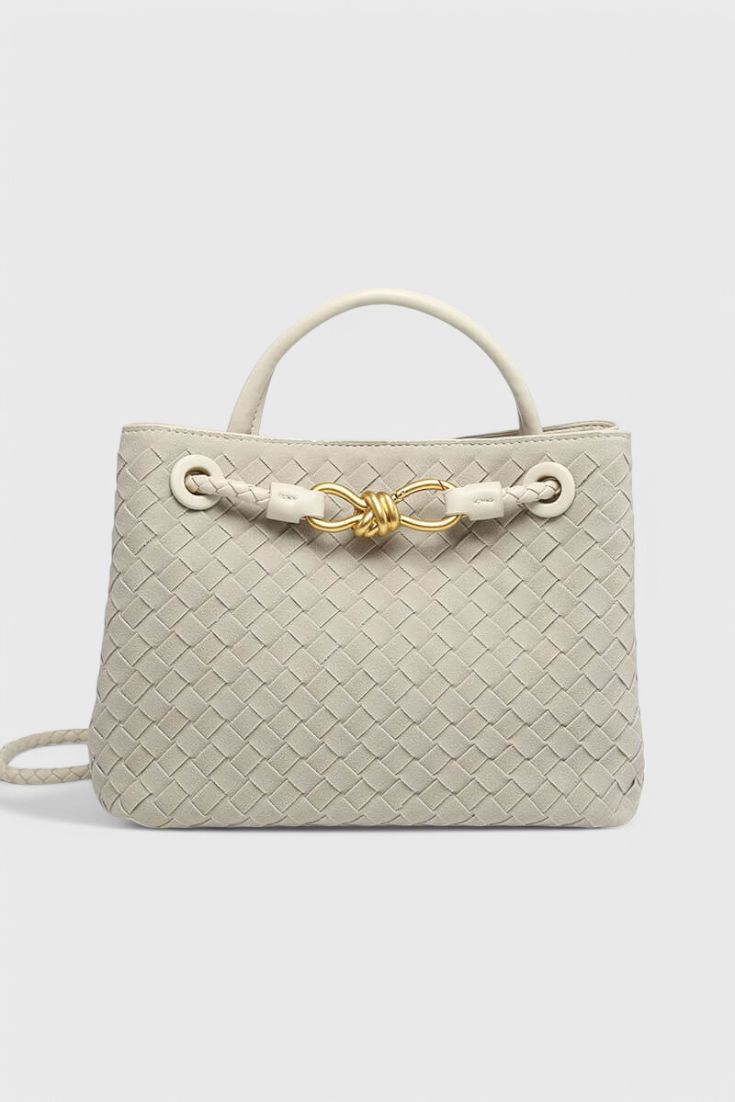 Sac bandoulière tissé Indigo