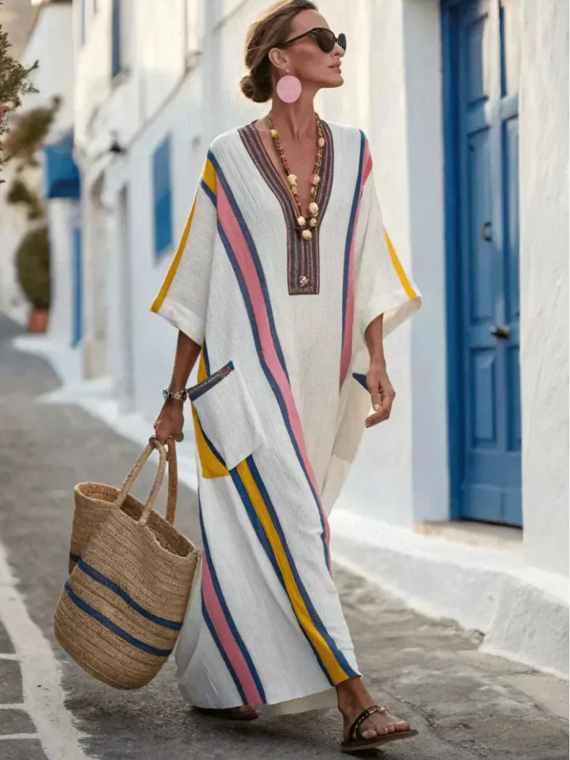Robe longue et manches mi-longues Noemi