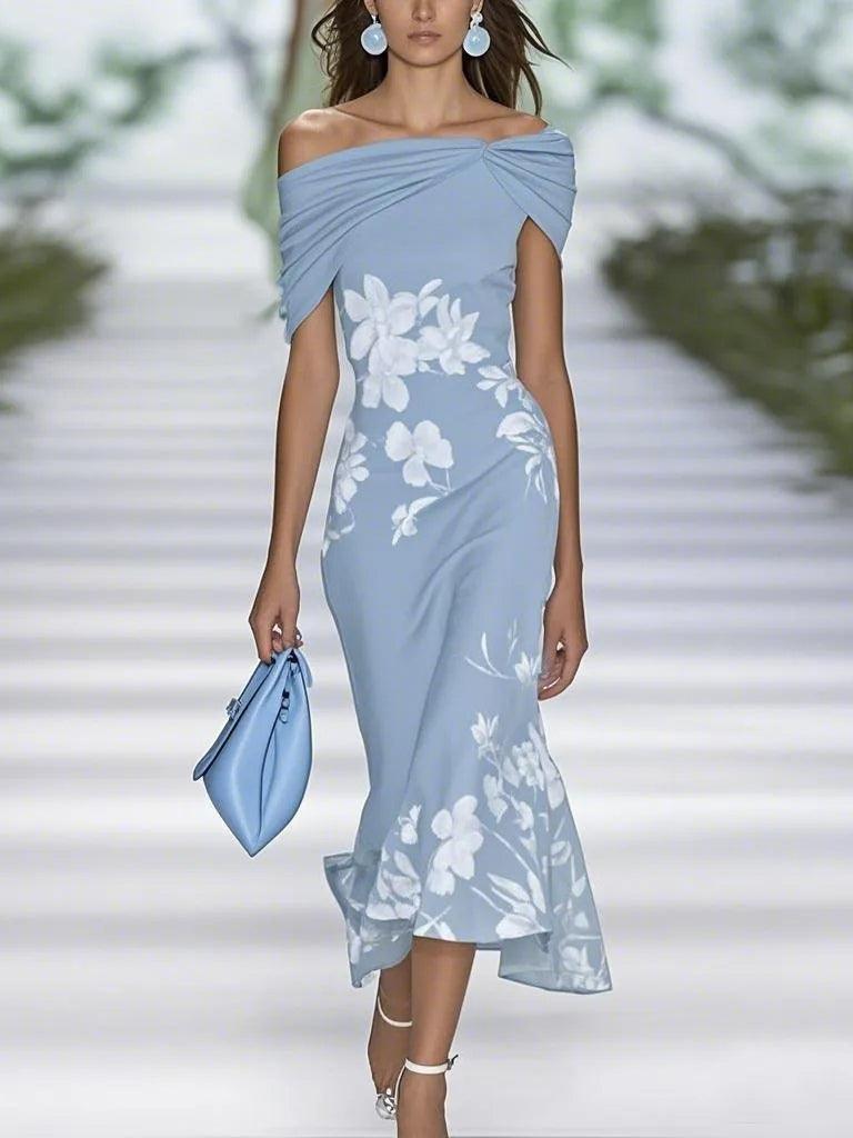 Anya | Robe élégante à motif floral