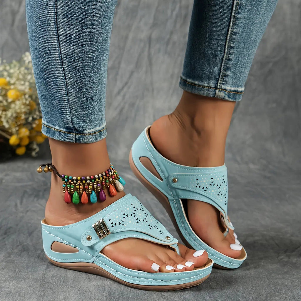Élodie Sandalias con Cuña y Chancla