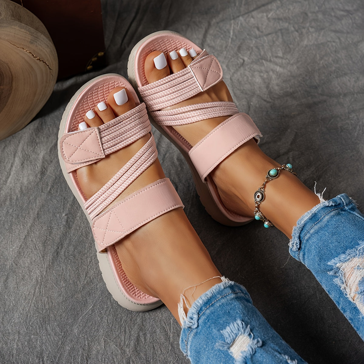 Cleo Sandalias Platform Deportivas Confort