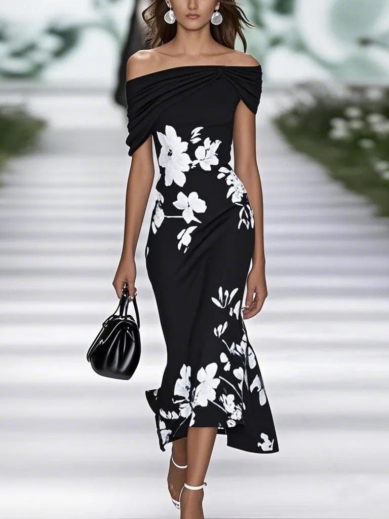 Anya | Robe élégante à motif floral