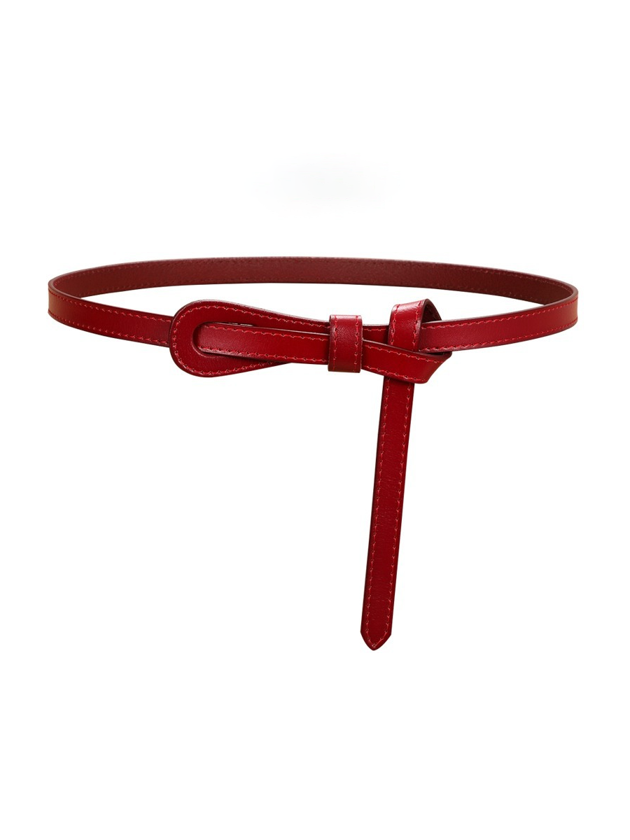 Ceinture fine multicolore pour femme