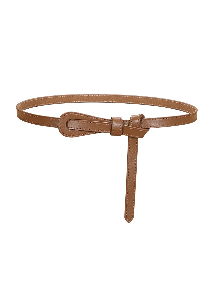 Ceinture fine multicolore pour femme