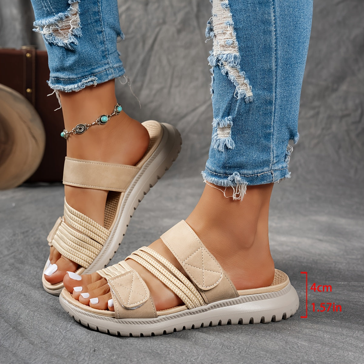 Cleo Sandalias Platform Deportivas Confort