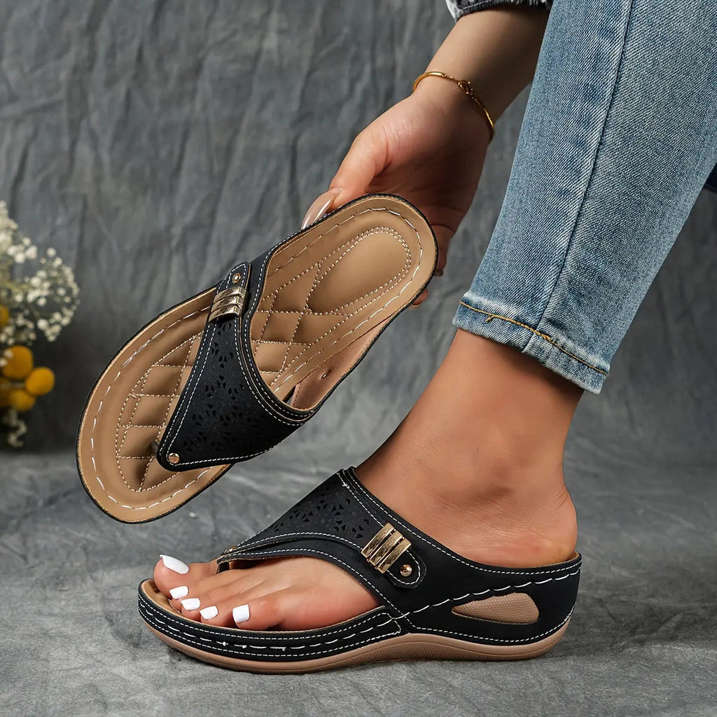 Élodie Sandalias con Cuña y Chancla
