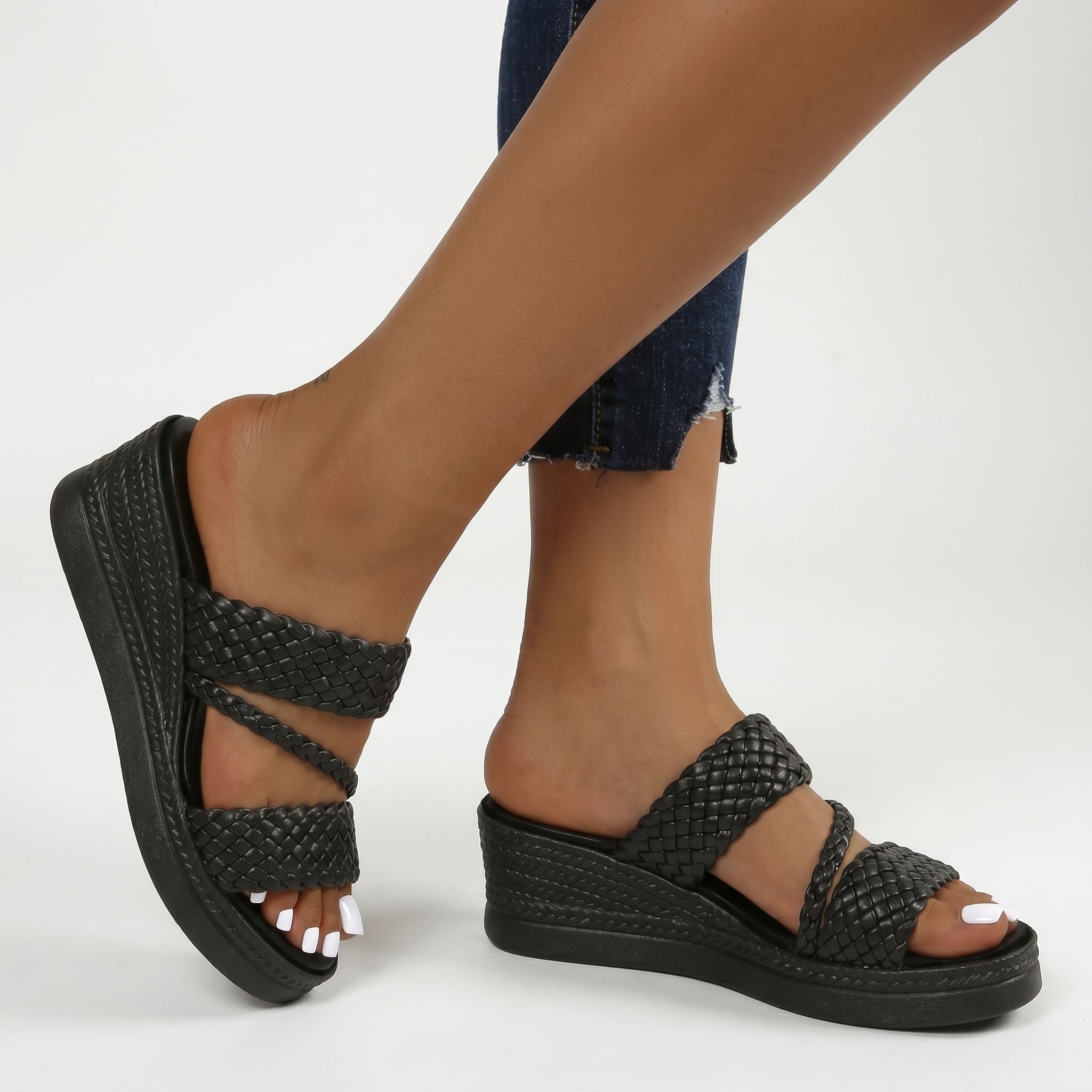 Sandales tressées Diana - Édition Premium