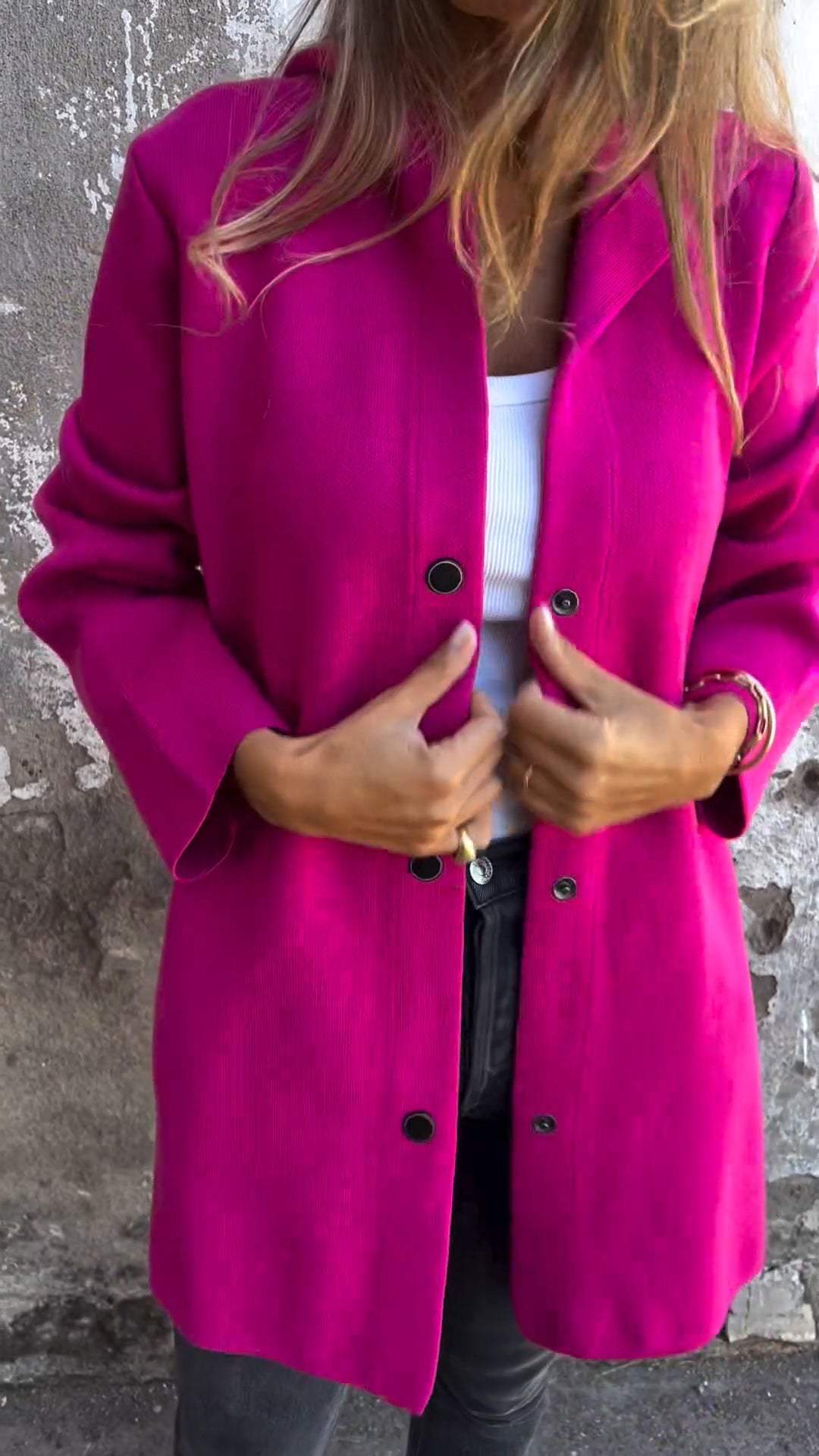 GILET LONG CHIC À CAPUCHE