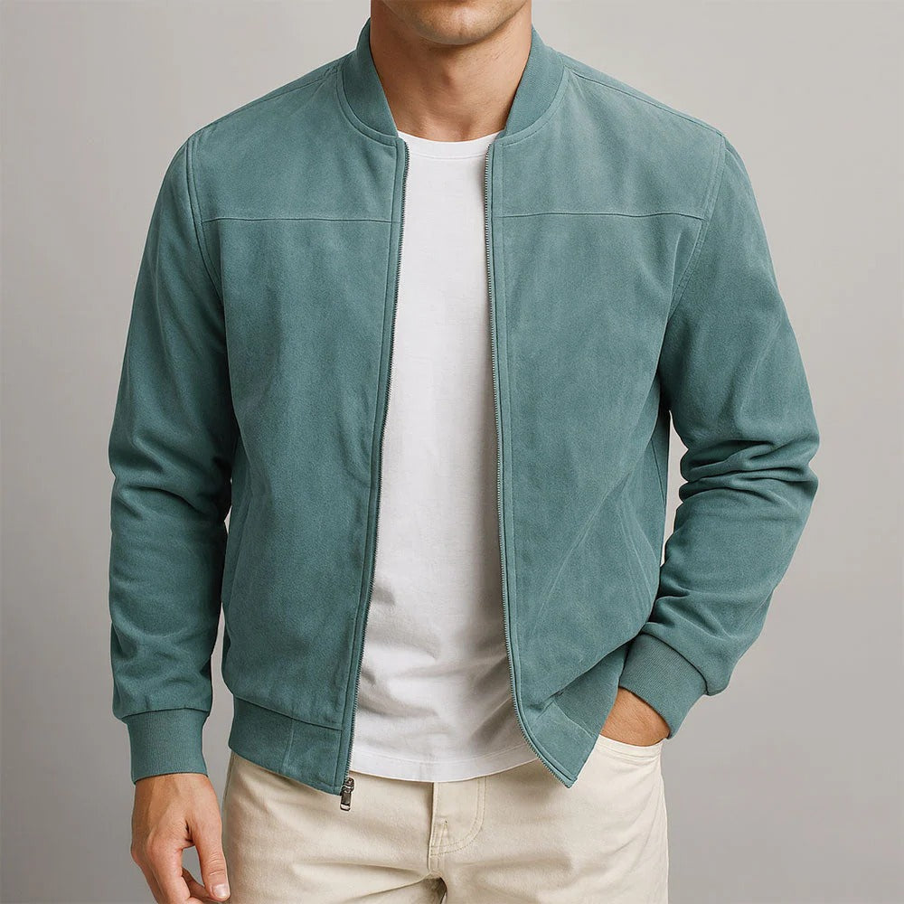 Charles | Veste homme effet daim