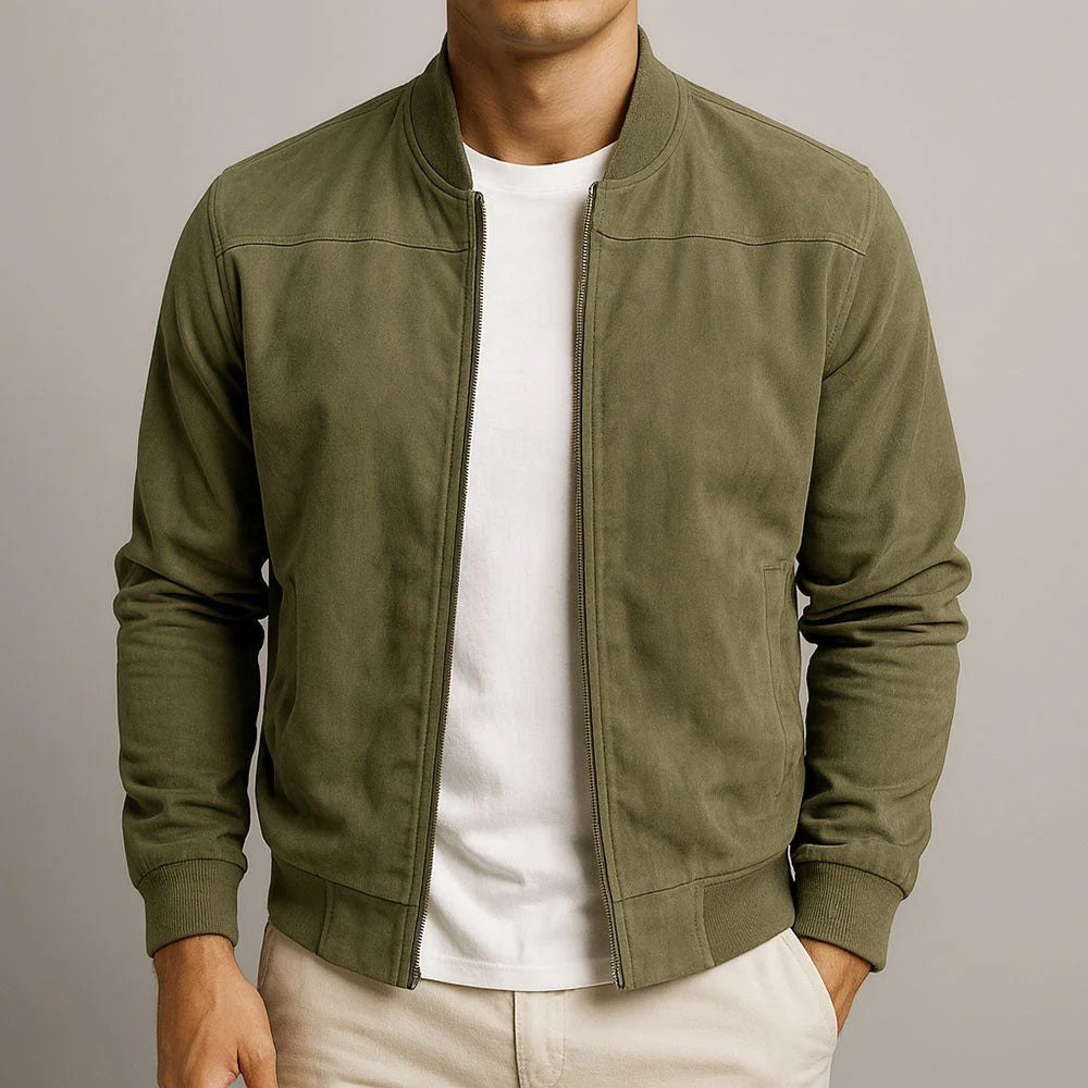 Charles | Veste homme effet daim