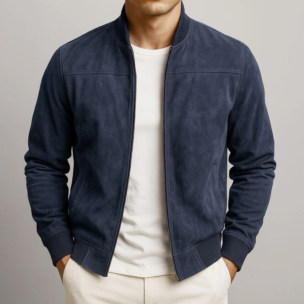 Charles | Veste homme effet daim