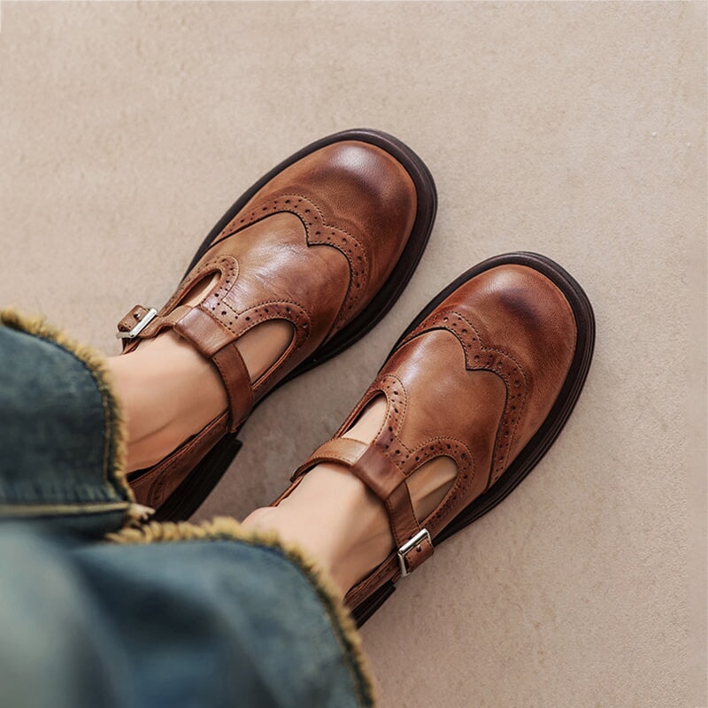 Verda - Elegantes zapatos de piel