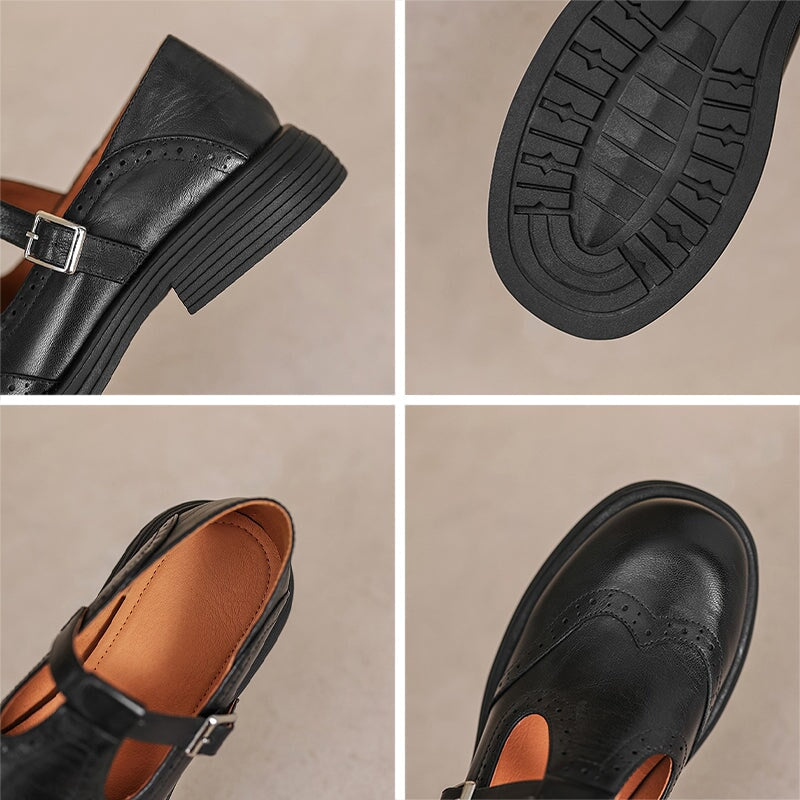 Verda - Elegantes zapatos de piel