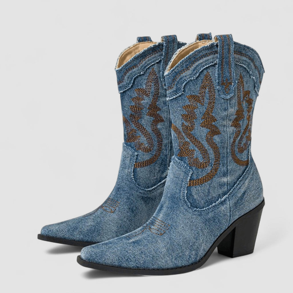 Bottines en Denim Orthopédique Selena