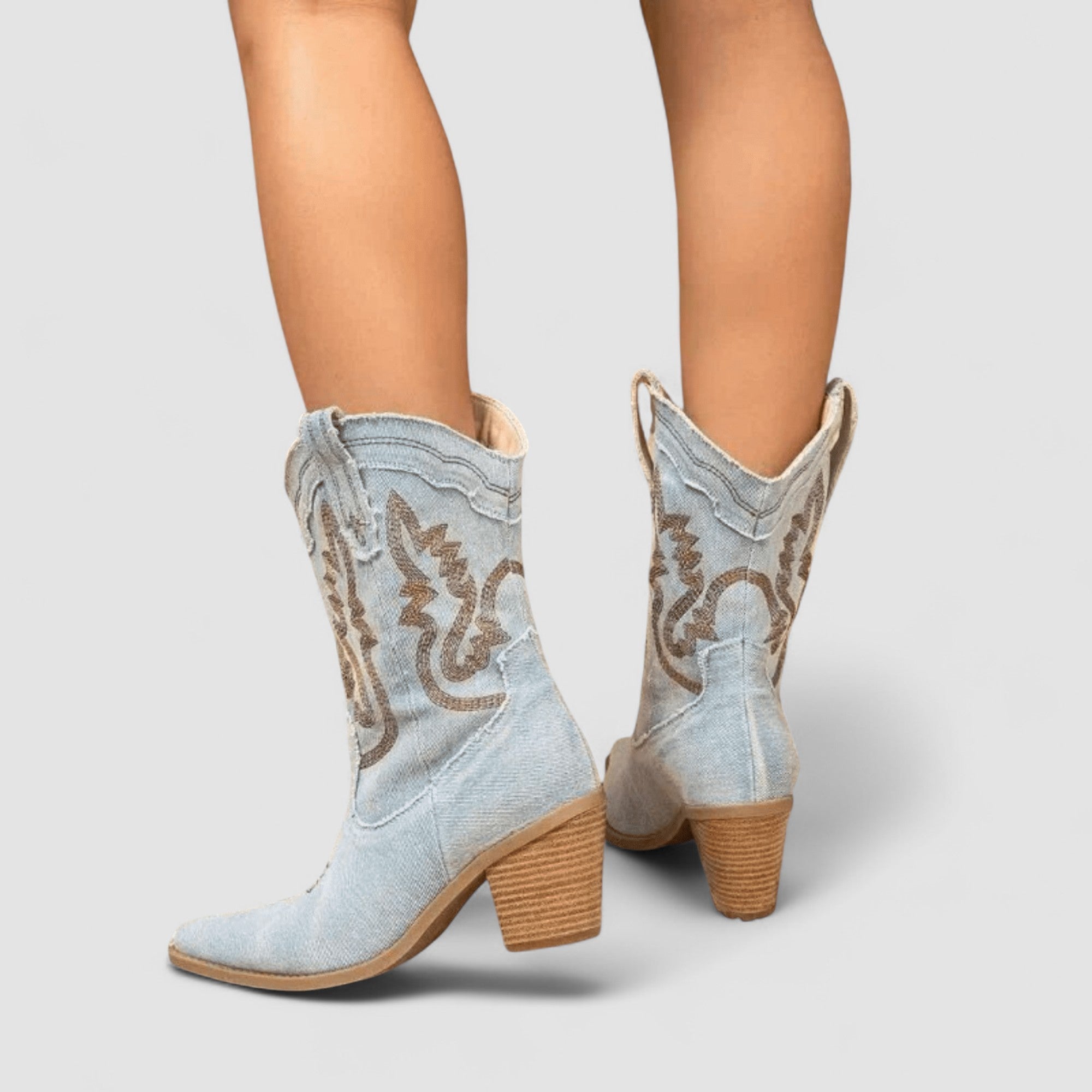 Bottes en denim orthopédiques Selena