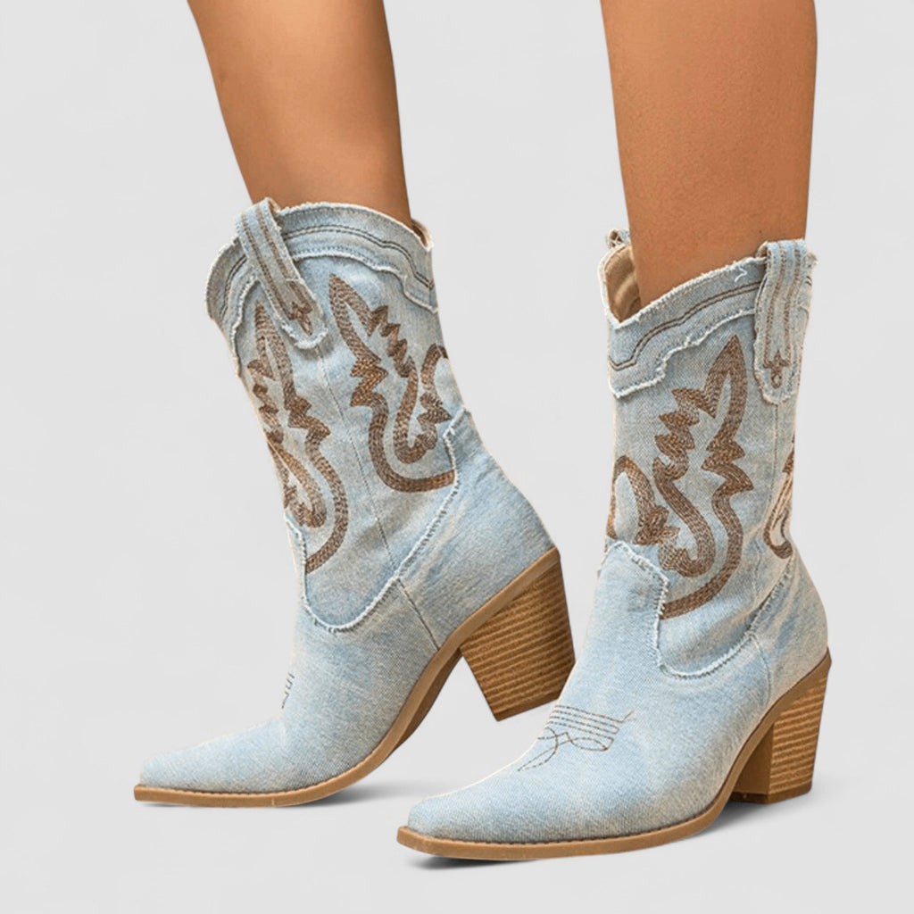 Bottines en Denim Orthopédique Selena