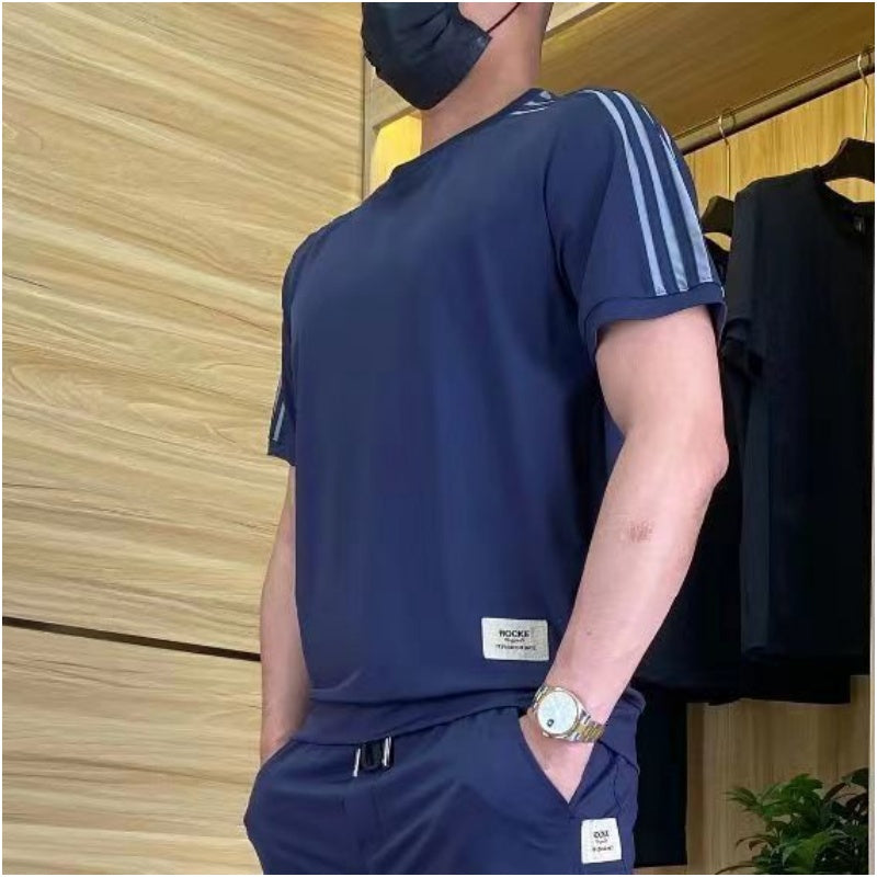 COMPLET HOMME EN MATÉRIAU DE LUXE AVEC ÉLASTIQUE